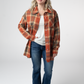 Tunic Plaid Top - Pumpkin Plaid