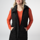 Harlow Long Vest - Black