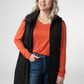 Harlow Long Vest - Black