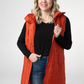 Harlow Long Vest - Pumpkin