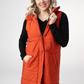 Harlow Long Vest - Pumpkin