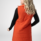 Harlow Long Vest - Pumpkin