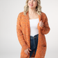 Carly Confetti Dot Cardigan - Pumpkin