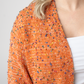 Carly Confetti Dot Cardigan - Pumpkin
