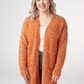 Carly Confetti Dot Cardigan - Pumpkin