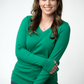 Leah Long Sleeve Top - Green