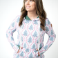 Hailey Pullover Hoodie - Candy Cane Lane