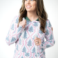 Hailey Pullover Hoodie - Candy Cane Lane