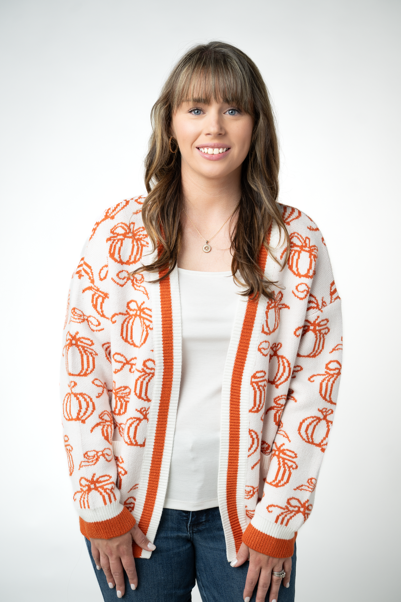 Pumpkins Pocket Cardigan