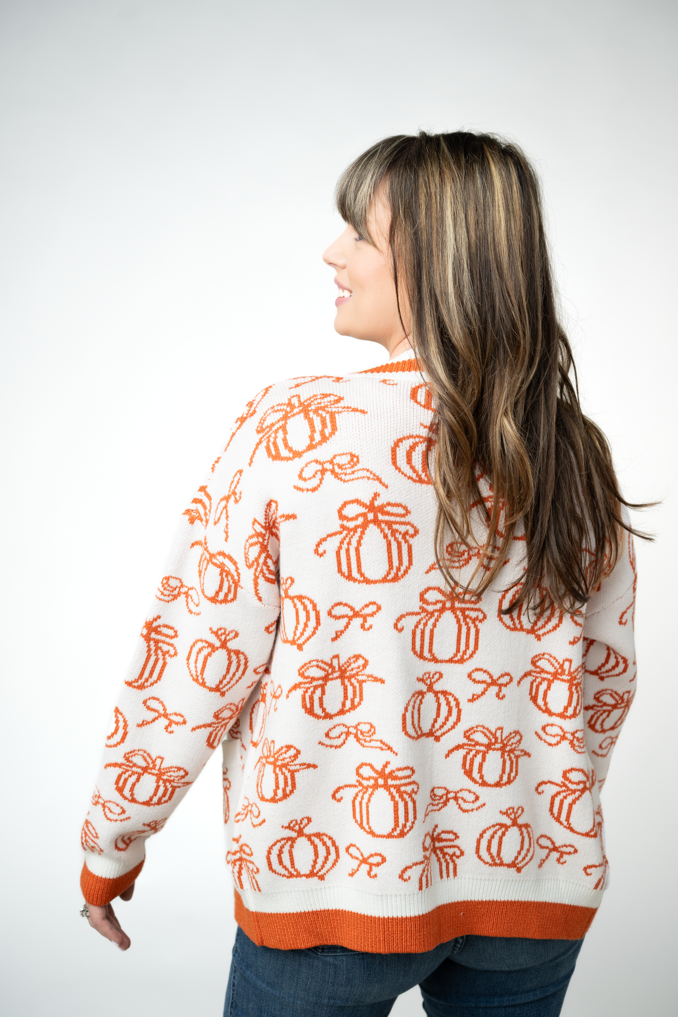 Pumpkins Pocket Cardigan