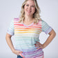 Sophie Top - Rainbow Stripes