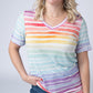 Sophie Top - Rainbow Stripes