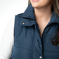 Harlow Long Vest - Navy
