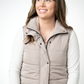 Harlow Long Vest - Latte