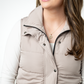 Harlow Long Vest - Latte