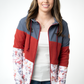 Colorblock Fullzip - Autumn Watercolor Mix