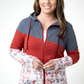 Colorblock Fullzip - Autumn Watercolor Mix