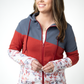 Colorblock Fullzip - Autumn Watercolor Mix