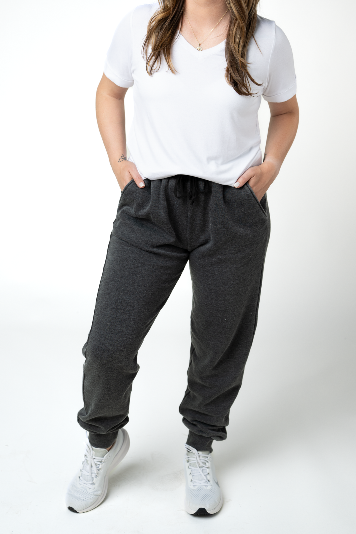 IN STOCK Vintage Wash Joggers - Black