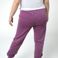 Vintage Wash Joggers - Purple