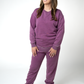 Vintage Wash Joggers - Purple