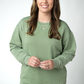 Vintage Wash Pullover - Olive