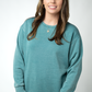 Vintage Wash Pullover - Teal