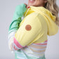 Colorblock Fullzip - Yellow, Rainbow Stripes, and Lime