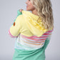 Colorblock Fullzip - Yellow, Rainbow Stripes, and Lime