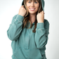 Ryker Vintage Wash Hoodie- Teal