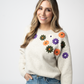 Fall Floral Sweater - Beige