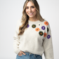 Fall Floral Sweater - Beige