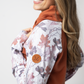 Classic Zoey ZipCowl Sweatshirt - Maple and Fall Foliage