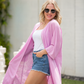 Ellie Cover-Up Kimono - Lilac