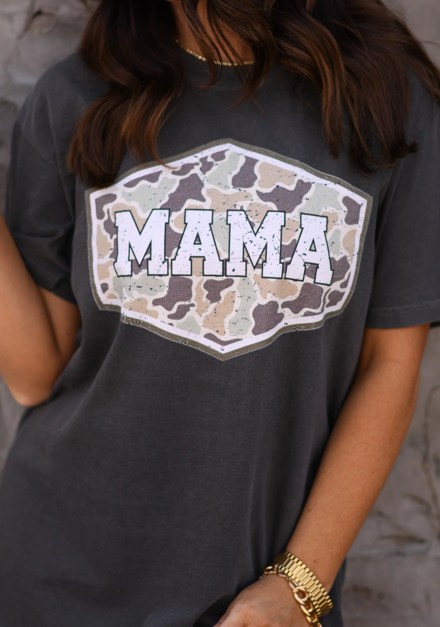 PREORDER: Mama Camo Tee OR Long Sleeve Tee / ships in 2-3 weeks
