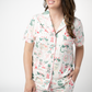 Brooke Top and Shorts Pajama Set - Pink Pine Noel