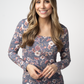 Alyssa Long Sleeve Top - Blushwood Floral