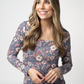 Alyssa Long Sleeve Top - Blushwood Floral