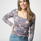 Alyssa Long Sleeve Top - Blushwood Floral