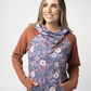Classic Zoey ZipCowl Sweatshirt - Blushwood Floral and Terra Cotta