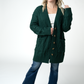 Brooks Button Sweater Cardigan - Evergreen