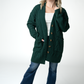 Brooks Button Sweater Cardigan - Evergreen