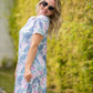 Alicia Dress - Tropical Leaf