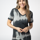 IN STOCK Sophie Top - Ombre Micro Stripes Midnight and White