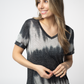 IN STOCK Sophie Top - Ombre Micro Stripes Midnight and White