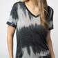 IN STOCK Sophie Top - Ombre Micro Stripes Midnight and White
