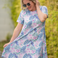 Alicia Dress - Tropical Leaf