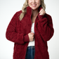 Skylar Sherpa Fullzip - Cranberry