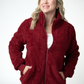 Skylar Sherpa Fullzip - Cranberry
