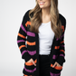 Halloween Striped Cardigan